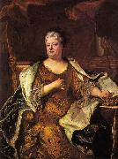 Hyacinthe Rigaud Duchess of Orleans oil painting